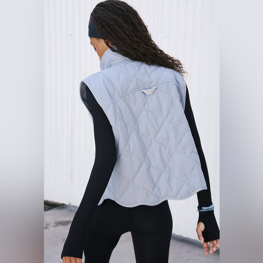 Free people Quinn Quilted Puffer Vest xs NWOT - Picture 2 of 6